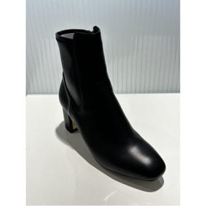 [소다] 뒷스판 통굽 6CM 흑색 여성부츠 (ALB415  LC10)