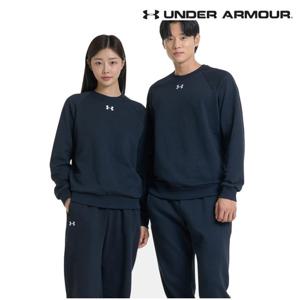 [언더아머(백)]남여공용 맨투맨 티셔츠 UA 라이벌 플리스 크루 1379755-001
