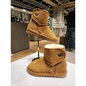 [베어파우(슈즈)]GRACIE 아동 양털부츠 겨울 소가죽 부츠 키즈 양털방한화 어그부츠 K2916002QD