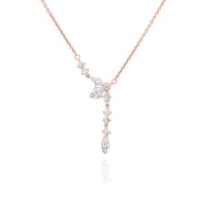 [판도라] 382386C01 스파클링 허바리움 클러스터 드롭 목걸이