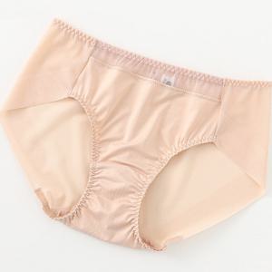 비너스 자스민 여성노라인팬티 삼각 미디 스킨색 햄팬티 1매