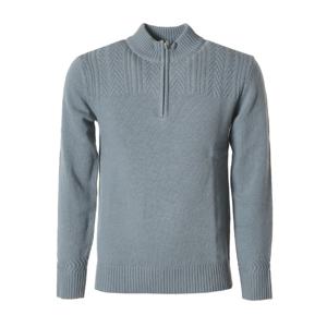 [카운테스마라(셔츠)]울혼방 하프집업니트(B) CSTW3B1113E0