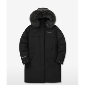 [디스커버리] 2024 F W 겨울 DWDJ7P046BKS 여성 베르겐 고어 윈드스토퍼 구스다운 롱패딩