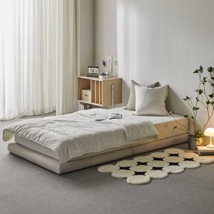 휴먼앤퍼니처 나코 패브릭 무헤드 침대 프레임 SS 유로탑 GHM263