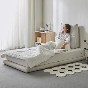 휴먼앤퍼니처 나코 패브릭 무헤드침대프레임 SS 독립매트 GHM262