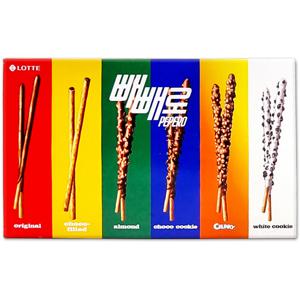 코스트코 롯데 빼빼로 6종 버라이어티팩 15개입 종합 세트