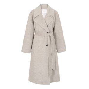 [에이비에프지]오버핏 핸드메이드 알파카 롱 코트 APY4QC03J