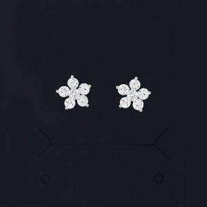 (실버) 카시아 미니 꽃 귀걸이