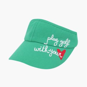 [까스텔바작]여성 슬로건 리본 썬캡 BGDMGC707GR_CC