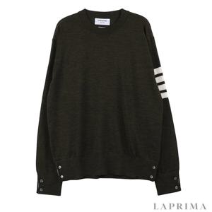 라프리마 톰브라운 사선완장 울 니트 MKA002AY1014-322