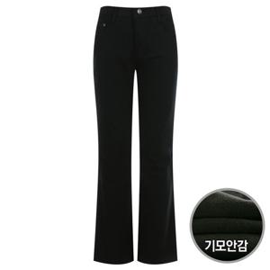 샵앤) FW 여성 방한 기모 국산 일자면바지 VS-WPT-20114-블랙