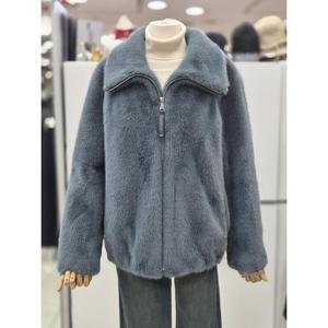 밀스튜디오 세이브존04 페이크퍼 밍크 스텐카라재킷 LQBMUR112