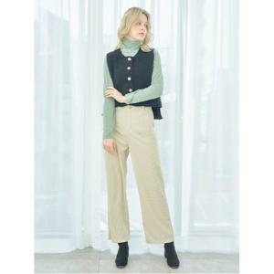 [레코브](레코브) 버튼 포인트 니트 베스트(LC31C1KV901X)