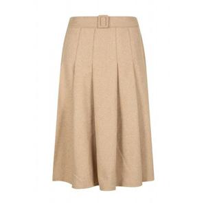 [레코브](레코브) 울혼방 주름 스커트(LK41C1SK004X)