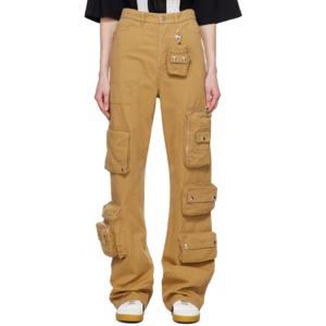 25 FW 랑방 여성 탠 퓨처 슬랙스 241254F087008