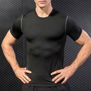 남자 머슬핏 반팔티셔츠 스포츠웨어 상의운동복