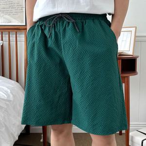 남성 엠보싱 반바지 여름 시어서커 시원한 쿨 팬츠