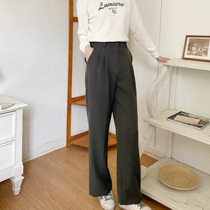 샵앤) 여성 국산 턱 기모 스판 슬랙스 팬츠N PRO-WPT-4010-차콜