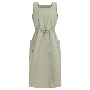 샵앤) 여성 쭈리 루즈핏 패딩 롱 원피스 NTT-WDR-20187-연카키