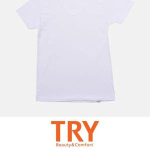 트라이 고급 순면 소재 데오도란트 항균 남성 반팔 런