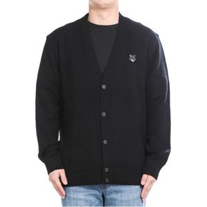 [메종키츠네] 24FW (NM00506KT1006 BLACK) 남성 가디건