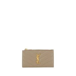 생로랑 카드지갑 607915 AAA44 1722 Beige DUSTY GREY