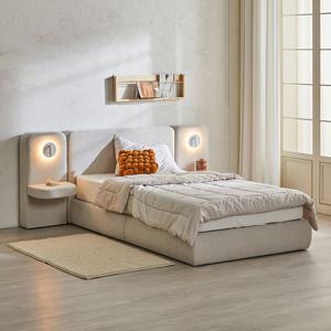 휴먼앤퍼니처 오른 패브릭 평상형 침대 프레임 SS