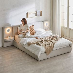 휴먼앤퍼니처 오른 패브릭 킹사이즈 침대 본넬매트 K