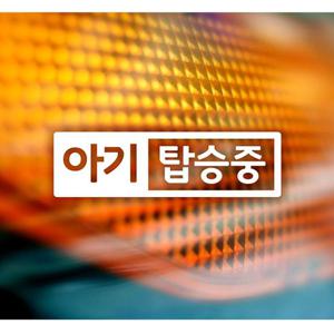 아기탑승중 반전프레임 자동차스티커 화이트