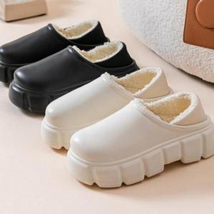 여성 슬립온 통굽 털안감 캐주얼 TCRS10 데일리