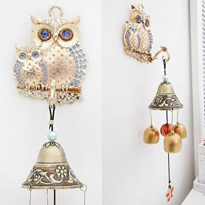 엄마와 아기 부엉이 문종 (골드블루)