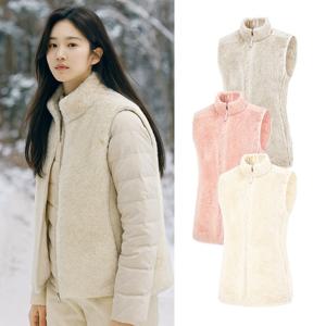 콜핑 여성 겨울 등산 보아 플리스 기본 보온 후리스 조끼 GS