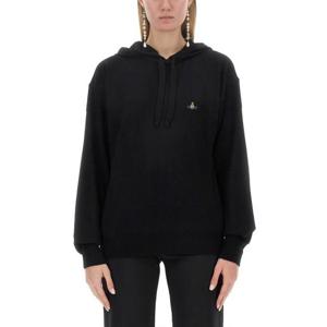 비비안웨스트우드 후드 티셔츠 3803002NY0006N403 Black