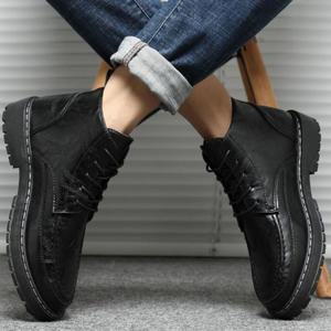 남성패션화 신발 데일리 캐주얼 베이직 발목 워커단화