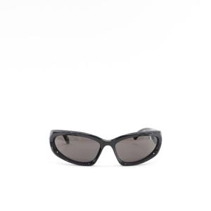 발렌시아가 스위프트 오벌 로고 선글라스 658745T00071000 BLACK