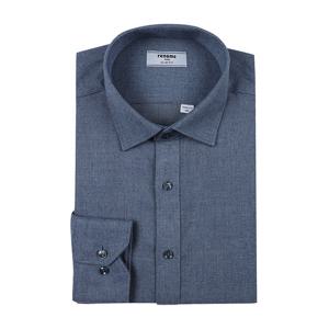 [레노마(셔츠)]미니체크 기모남방 RMWSL0150BU