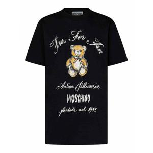 [MOSCHINO] 라프리마 여성 티셔츠 블랙 오버사이즈 071054411555 /8