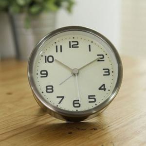 클래식 알람 탁상시계(원형) 저소음 테이블장식 데코