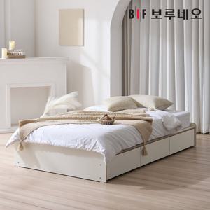 보루네오하우스 프라임 루테 무헤드 서랍 수납침대 프레임 SS