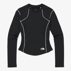 노스페이스 여성 기어 라인 긴팔 라운드 티셔츠NT7TQ35A