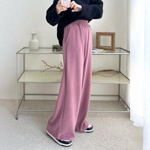 빅사이즈 501 로즈밴딩와이드기모팬츠 DZYT355