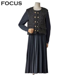 [포커스] 트위드조끼원피스(FW4J3ST3093)