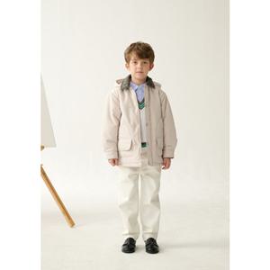 빈 BEEN 25년 SS BZ13CT01LB 카라 배색 패딩 코트