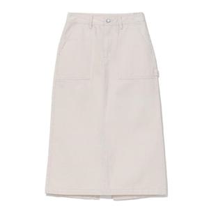 [빈트릴]SUNDAY 퍼티그 데님 롱 스커트 BA243SK552