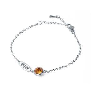 bs4043 토파즈 오스트리아정품 크리스탈  팔찌