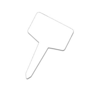 식물라벨(T자형 중 흰색 100개1묶음)식물이름표 라벨