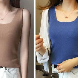 스퀘어넥 민소매 나시 LD1349