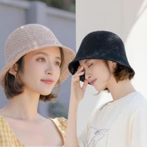 짜임 벙거지 보넷 여자여름모자 LD-588