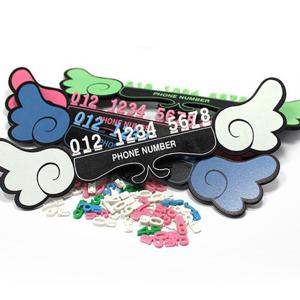 3D 야광 퍼즐 주차번호판 주차 전화번호판 알림판