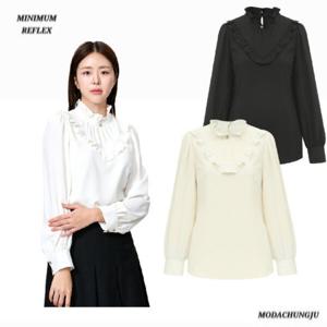[미니멈]MD 프릴 하프넥 블라우스 MD MYDGWB0880 M_CJ